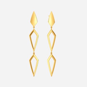 Curves on Fleek Gold Earrings
