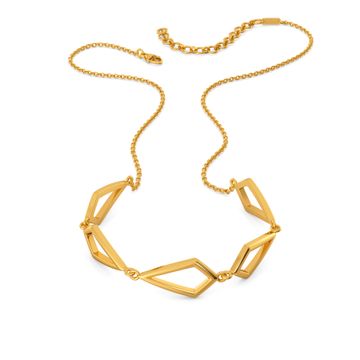 Curves on Fleek Gold Necklaces