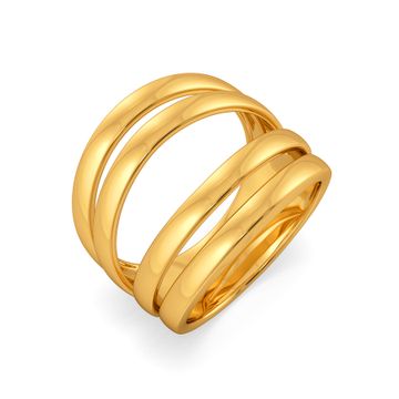 Spacy Evince Gold Rings