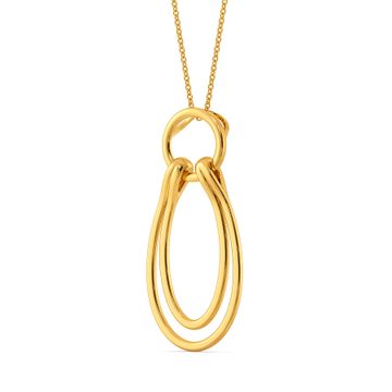 Spacy Evince Gold Pendants