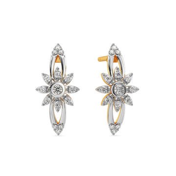 Blooming Florals Diamond Earrings