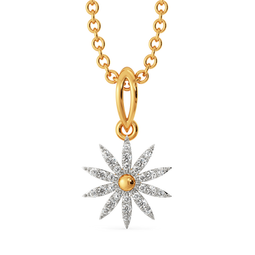 Blooming Florals Diamond Pendants