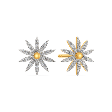 Blooming Florals Diamond Earrings
