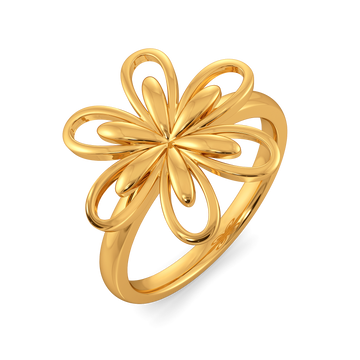 Bloom Spell Gold Rings