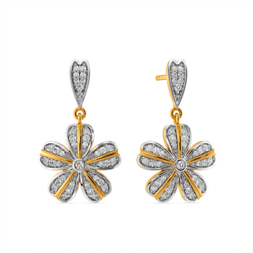 Sunkissed Twirl Diamond Earrings