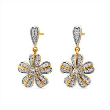 Sunkissed Twirl Diamond Earrings