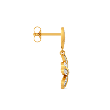 Sunkissed Twirl Diamond Earrings