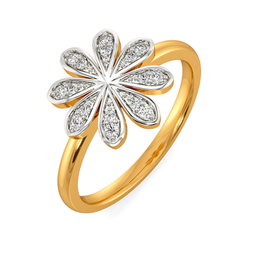 Sunbeam Haze Diamond Rings