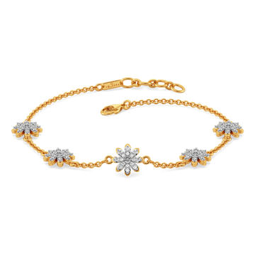 Floral Show Diamond Bracelets