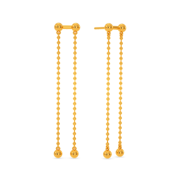 Braid On Fleek Gold Earrings