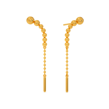 22Kt Plain Gold Earrings 2230 gms Gold Ear Studs  Mohan Jewellery