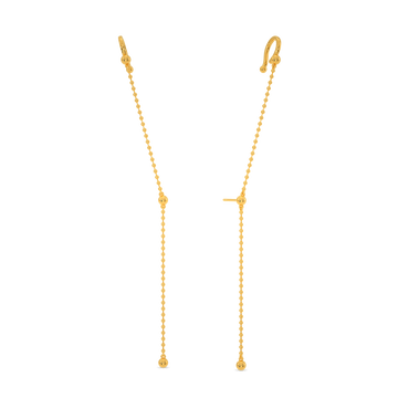 Chained Up Gold Earrings