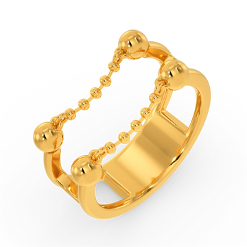 Chained Up Gold Rings