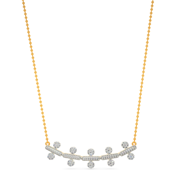 Double Dash Diamond Necklaces