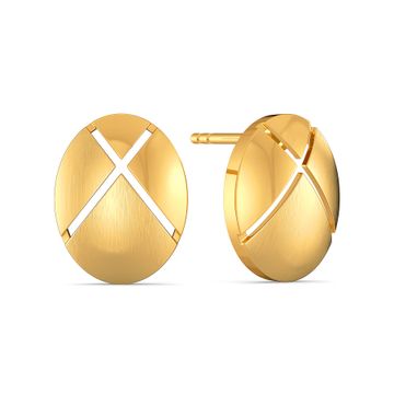 Bonjour Style Gold Earrings