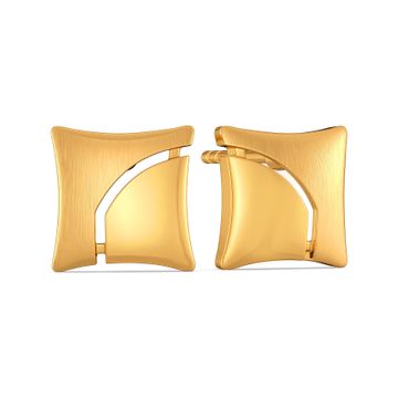 Carre Crush Gold Earrings