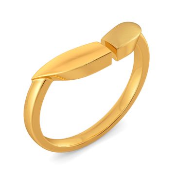 A French Fit Gold Rings