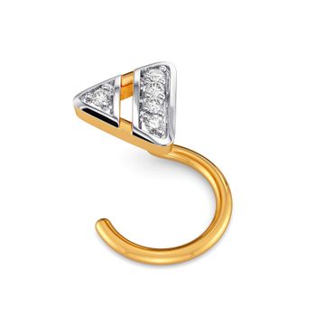 Femme Minimale Diamond Nose Pins