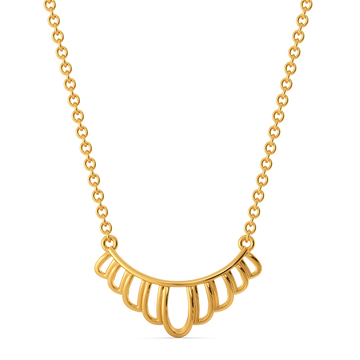 Balloon Flair Gold Necklaces