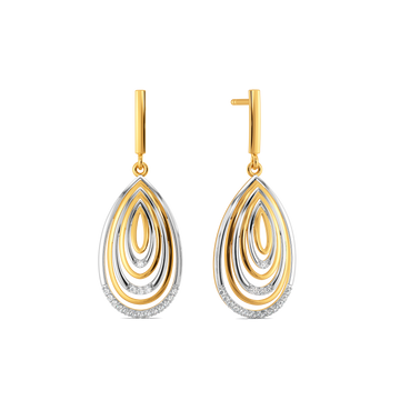 Signature Sleeves Diamond Earrings