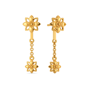 Bloom Aura Gold Earrings