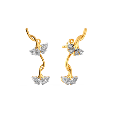 Celestial Knot Diamond Earrings