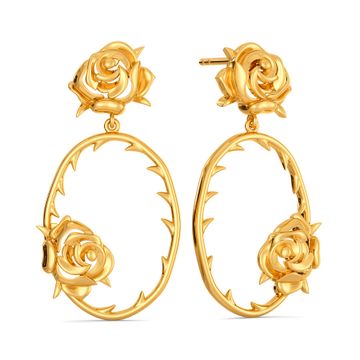 Thorn Theory Gold Earrings