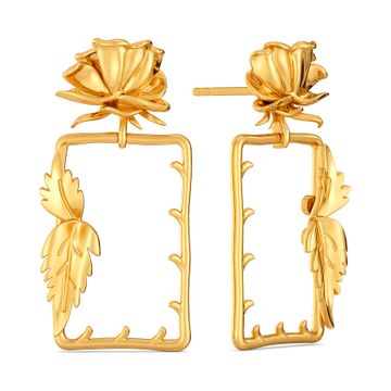 Etoile de Lyon Gold Earrings