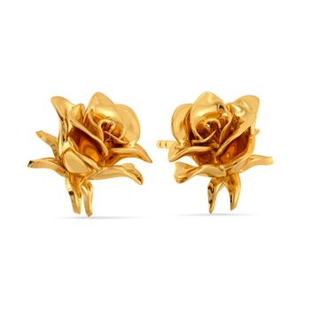 Forbidden Love Gold Earrings