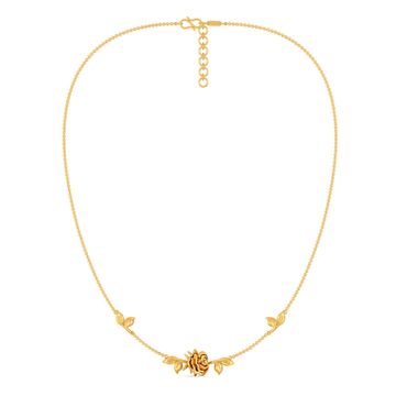 Rosa Sericea Gold Necklaces