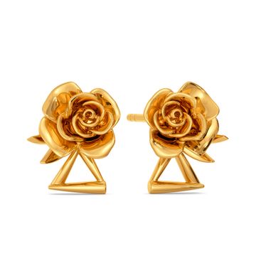 Roses of Grim Gold Earrings