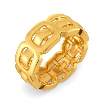 Clasp Control Gold Rings
