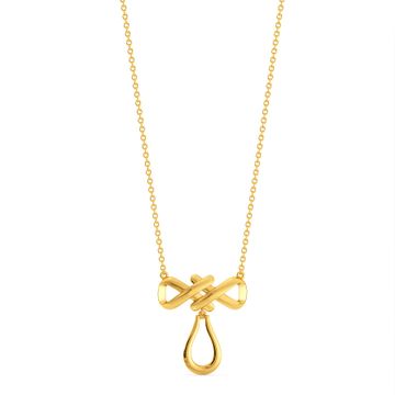 Flap Straps Gold Necklaces