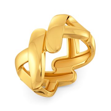 Sash Soiree Gold Rings