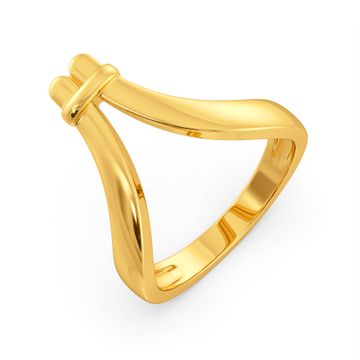 Claspin’ Confident Gold Rings