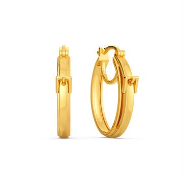 Claspin’ Confident Gold Earrings
