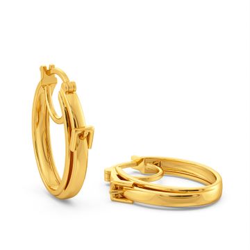 Claspin’ Confident Gold Earrings
