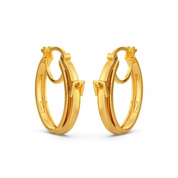 Claspin’ Confident Gold Earrings