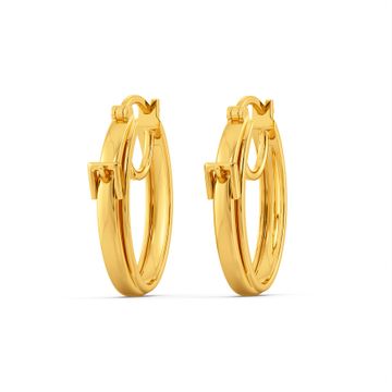 Claspin’ Confident Gold Earrings