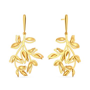 Summer Blooms Gold Earrings