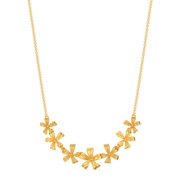 Flower Fantasy Gold Necklaces