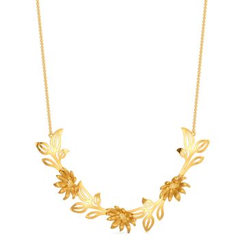 Blooms To Wear Gold Necklaces