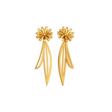 Blooms All Over Gold Earrings