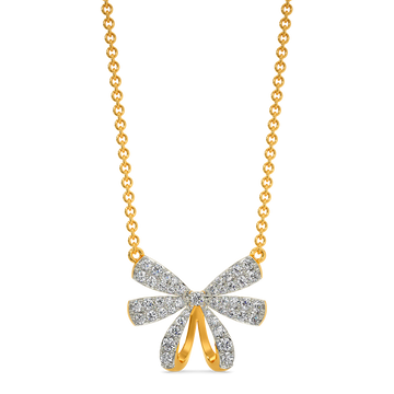 Bow Extravaganza Diamond Necklaces