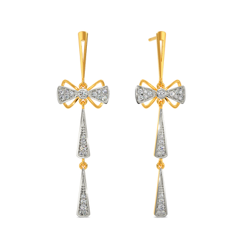 Rise of the Bow Diamond Earrings