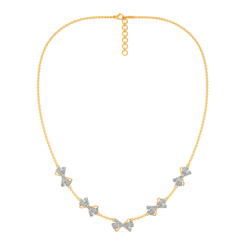 Rise of the Bow Diamond Necklaces