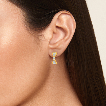 Obsessed with Bows Diamond Earrings