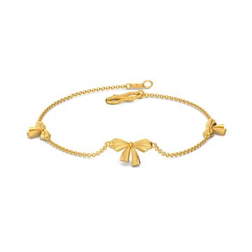 Butterfly Knots Gold Bracelets
