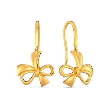 Knot Trot Gold Earrings