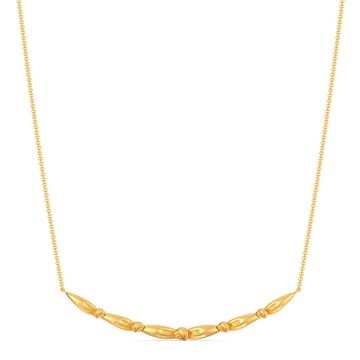 Knot Plot Gold Necklaces